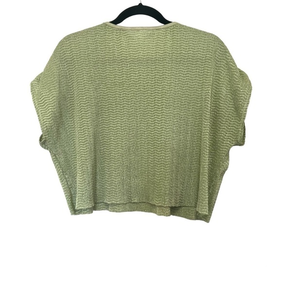 Y2K Vintage Green Textured Top - Picture 2 of 3